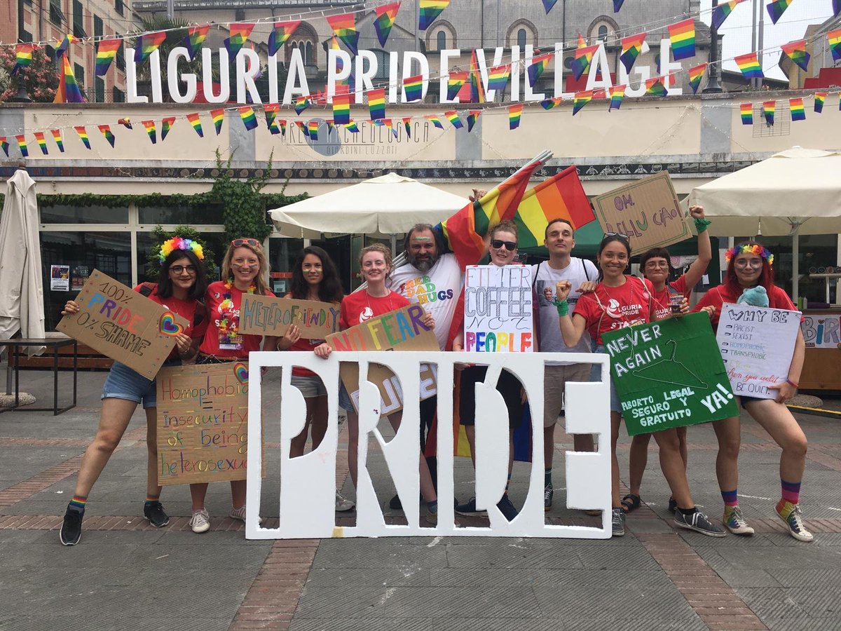 Initiatives like the Liguria Pride in Italy, supported by a @SCIItalia workcamp, are essential to make steps forward for the promotion of Gender Rights. The GHRW invites you to read more about it here: bit.ly/35uKcfA #OurRightsOurVoices #RaisingPeace