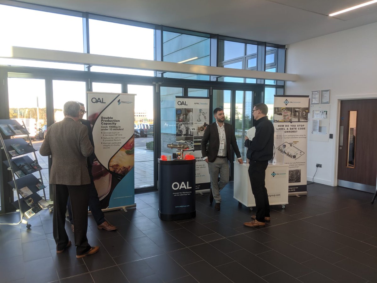 OALgroup's tweet image. Today we&apos;re at the @FPeditor #AppetiteforEngineering conference. It&apos;s been a busy morning meeting visitors and listening to the great speakers!
We&apos;re also excited for tonight&apos;s #FoodProcessing #Awards where we&apos;re up for the #Skills &amp;amp; #Development award!
fponthenet.net/article/173495…