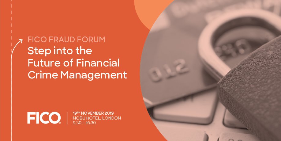 FICO_corp's tweet image. Meet us @FICO Fraud Forum - Step into the Future of #FinancialCrime Management. Discover the new financial crime lifecycle and learn about latest tools to help you fight #fraud. Register Now! bit.ly/2Bk9qzG #StrongCustomerAuthentication #RealTimePayments #FalconX