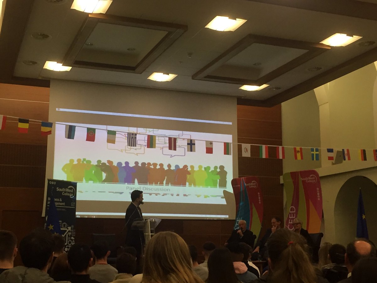 Wonderful discussions on the potential impact of Brexit for our students, as discussed by both students and representatives from industry. How timely! Well done to the SWC Enniskillen business students and staff for a very interesting and informative conference. <a href="/swccollege/">South West College</a>