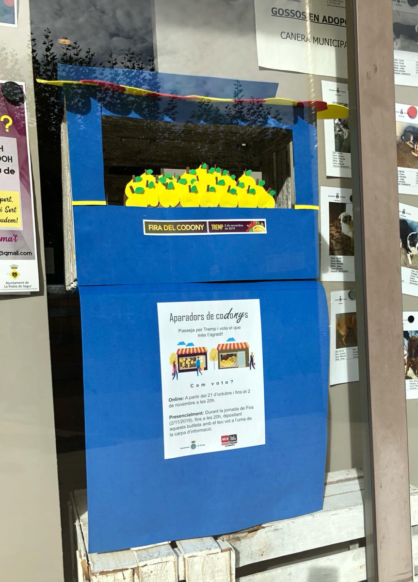 AjTremp's tweet image. Ajuda'ns a decidir quin és el millor aparador del #Codony de #Tremp! #comerç #FiradelCodony Vota al següent enllaç: forms.gle/4mmXTy4p7YFUiP…