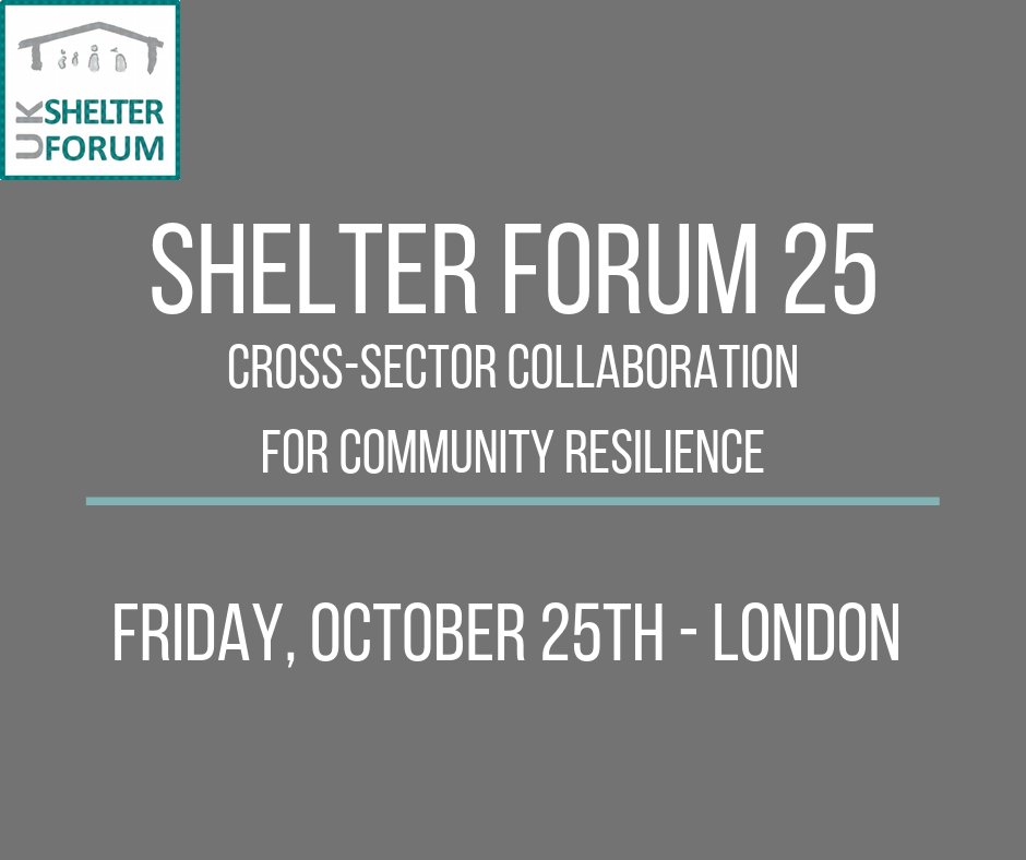 Don’t forget to register for UK Shelter Forum 25, Cross-sector collaboration for community resilience, and Technical Workshop co-hosted in London by Mott MacDonald and Oxford Brookes on Oct. 25th and 24th respectively. 
To register, visit eventbrite.co.uk/e/uk-shelter-f…