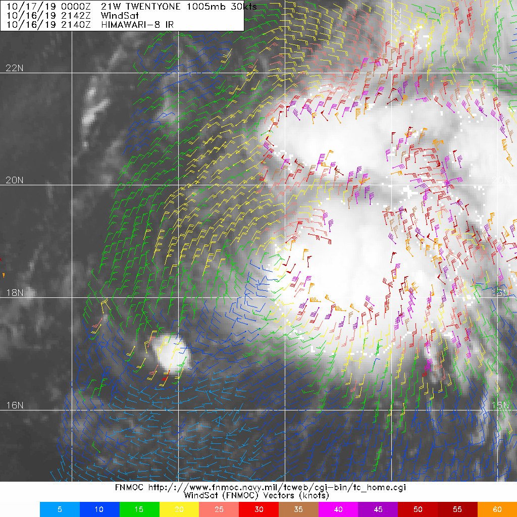 yoshimy_s's tweet image. West Pacific #Tropical_Cyclone
21W.#TWENTYONE
from FNMOC Satellite Data