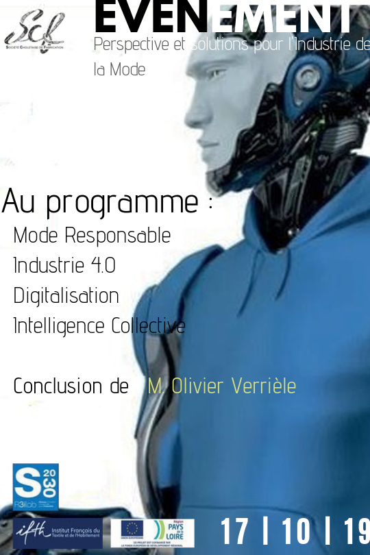 [ Evènement ] La journée Perspectives et solutions pour l’industrie de la mode, co-organisée par MGO et Mod’innov, Cluster... a débuté ce matin dès 8h50 ! Riche journée ! Cet après-midi, des ateliers pratiques. Olivier Verrièle fera la conclusion... #innovation #scf