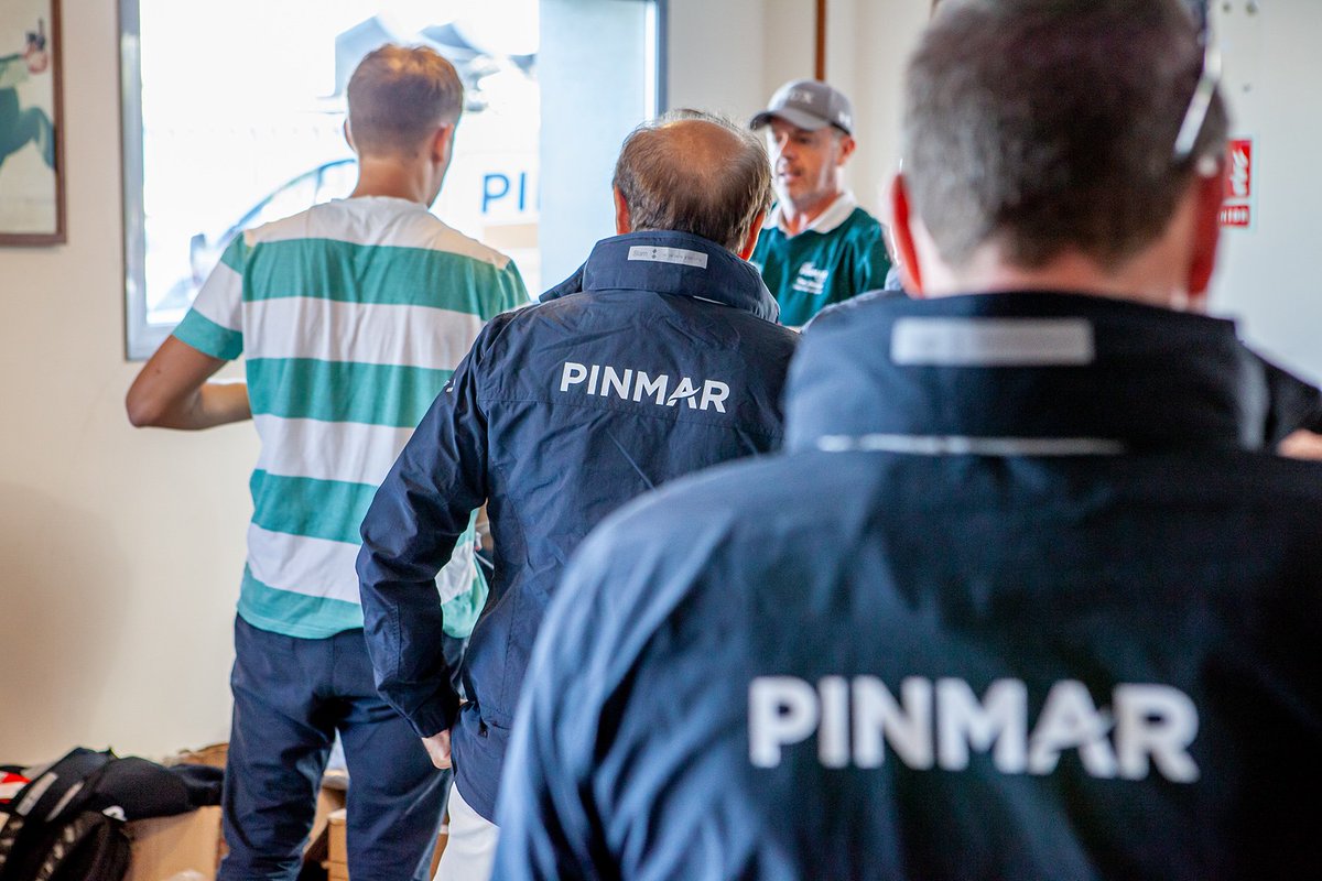 PinmarEvents's tweet photo. Our team of Marshals will be unmissable on the course this year, decked out in their top of the range Savannah Yacht Center polos and @PinmarGolf jackets produced by our official clothing supplier @slamuksailing https://t.co/nEedPFlfA5