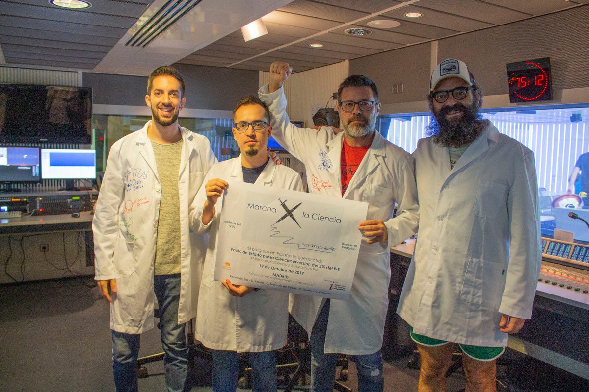 ✊ #MarchaporlaCiencia #Enmarcha19O
