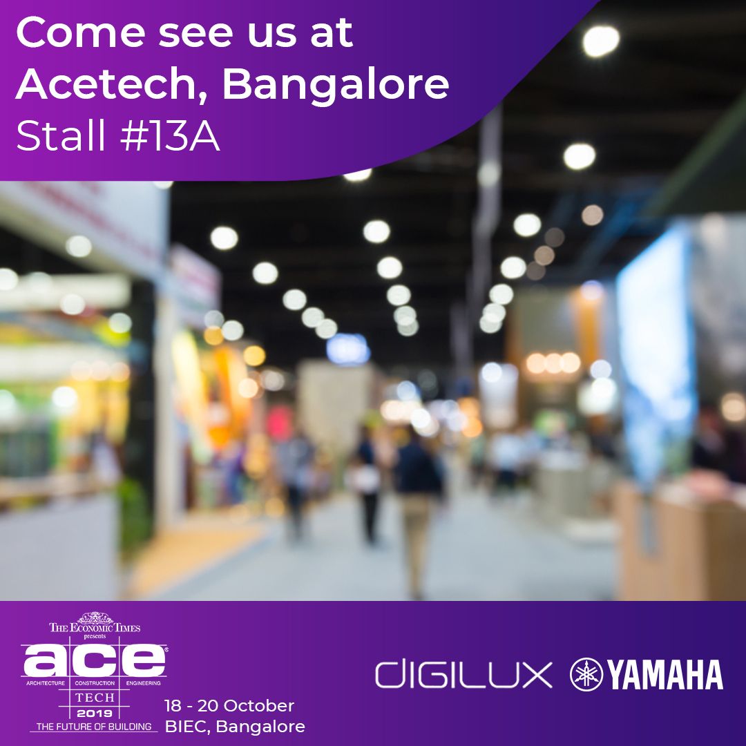Digilux_'s tweet photo. Come visit us at the Economic Times Acetech Trade Event at BIEC, Bangalore on the 18th, 19th &amp; 20th October and experience the seamless integration of the Alexa Built-in Yamaha Soundbar with #DIGILUX 

Registration Link: https://t.co/NrKMYSBYHW https://t.co/W7SxKYkKF7
