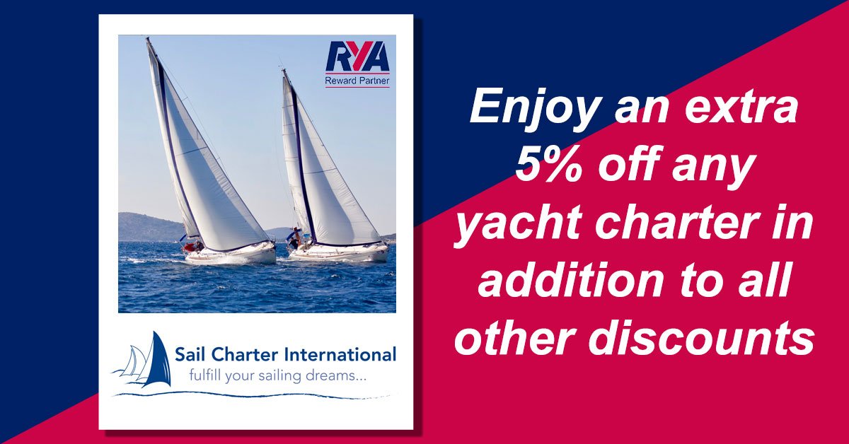 RYA's tweet photo. Looking to book your next yacht charter holiday?  As an @RYA member you enjoy an extra 5% off any Sail Charter International yacht charter in addition to all other discounts.  Find out more at  https://t.co/dQBXS9ZmWL #RYAJoin #RYARewardPartner https://t.co/8SEuYMYfg5