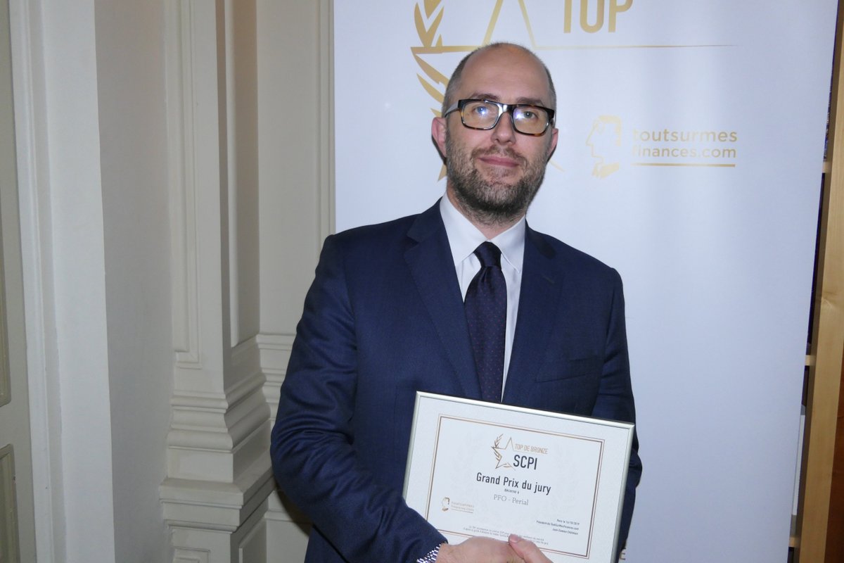 TopTSMF's tweet photo. TOP SCPI 2019 de Bronze dans la catégorie "Grand Prix du jury" : PFO gérée par Perial #TopSCPI2019 #SCPI #immobilier @Toutsur @PERIAL https://t.co/lpiaoRuhWj