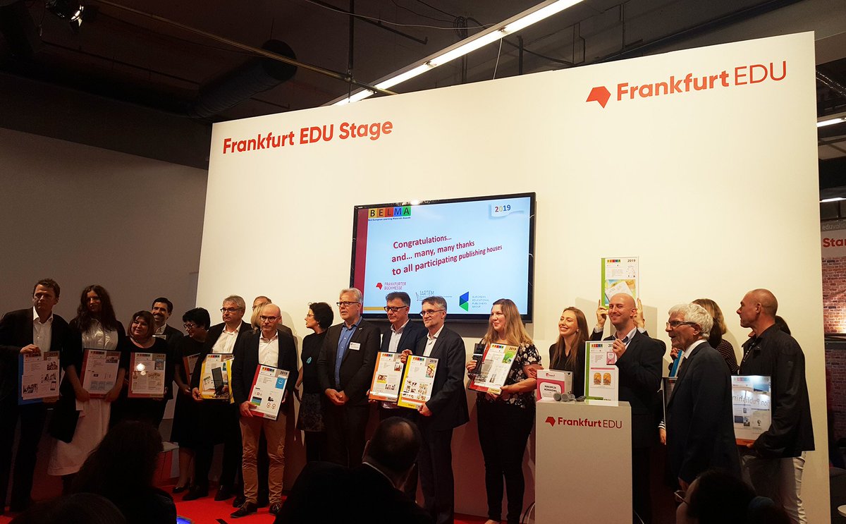 EditaOppiminen's tweet photo. Äidinkielen ja kirjallisuuden oppimateriaalimme Satakieli 9 voitti kultaa Best European Learning Materials Awards -kilpailussa Frankfurtin kirjamessuilla. Onnea Satakielen loistavalle työryhmälle! #BELMA #fbm19 #satakieli #editapublishing https://t.co/mvAWSzrPMg https://t.co/IyZDrxtbG4
