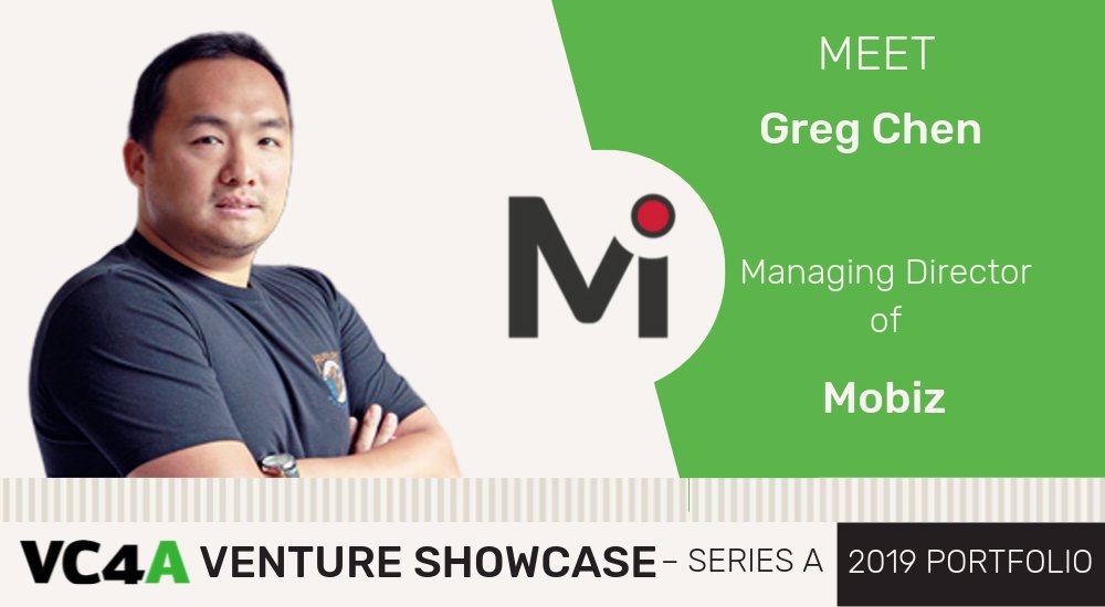 VC4A_Africa's tweet photo. Introducing Greg Chen, CEO of Mobiz, a SA-based startup, selected for the #VC4AShowcase Series A. @Mobiz_RSA SaaS platform offers businesses of all sizes cutting-edge customer engagement. See his pitch at #AESIS2019 @Gooray
https://t.co/SAlehjDS7s https://t.co/qoCl70KjSJ