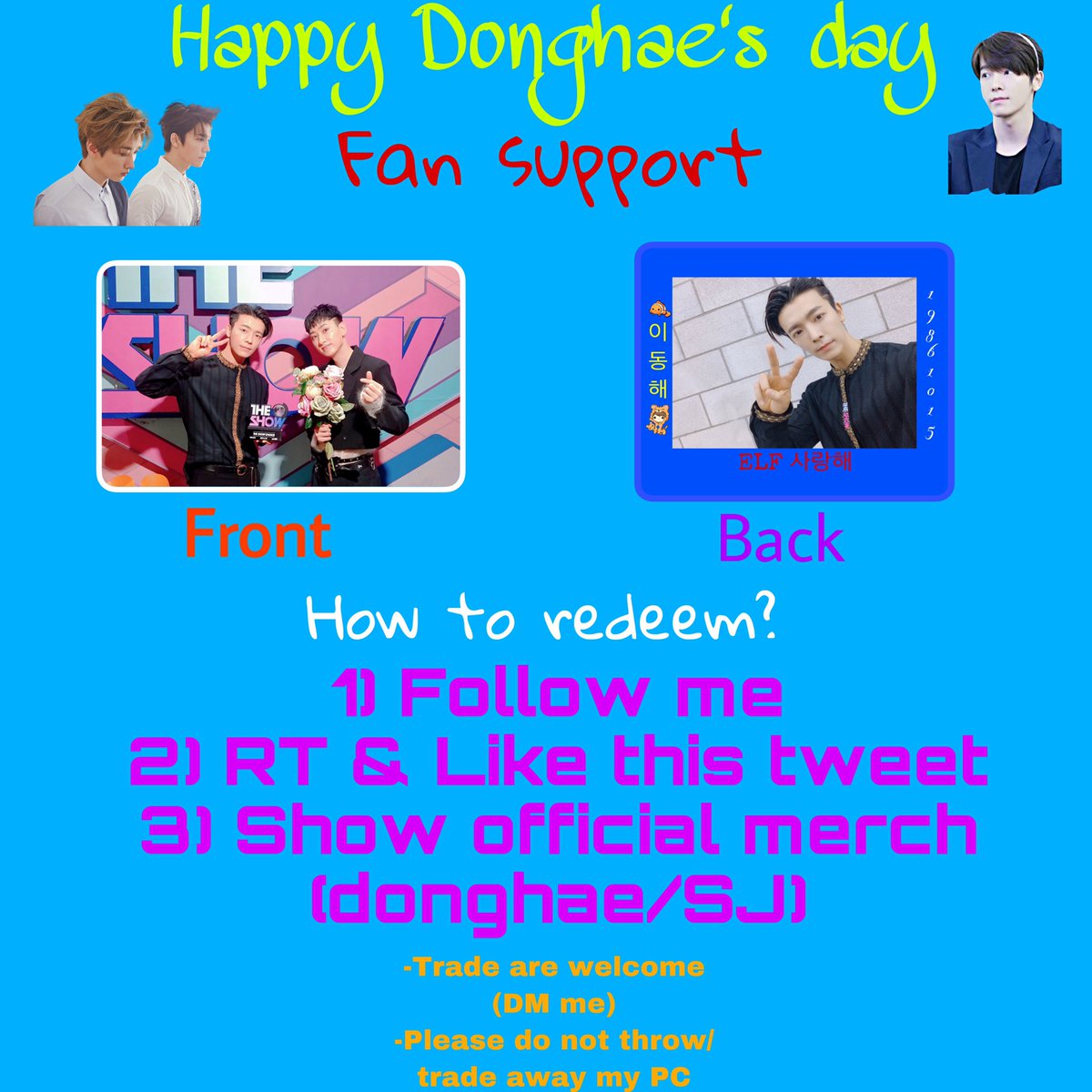 LovingRyeonggu's tweet photo. 🐠[Help RT]🐠

Hi ELFS!

I will be giving out my first fan support:  D&amp;E photocards at #HaruWithHae &amp; #1510paradise 

#HaraWithHae
Date: 18 October 2019
Time:12-2pm

#1510paradise 
Date: 18 October 2019
Time: 3-5pm

Update will be tweeted under this thread https://t.co/oKbcJR8z3K