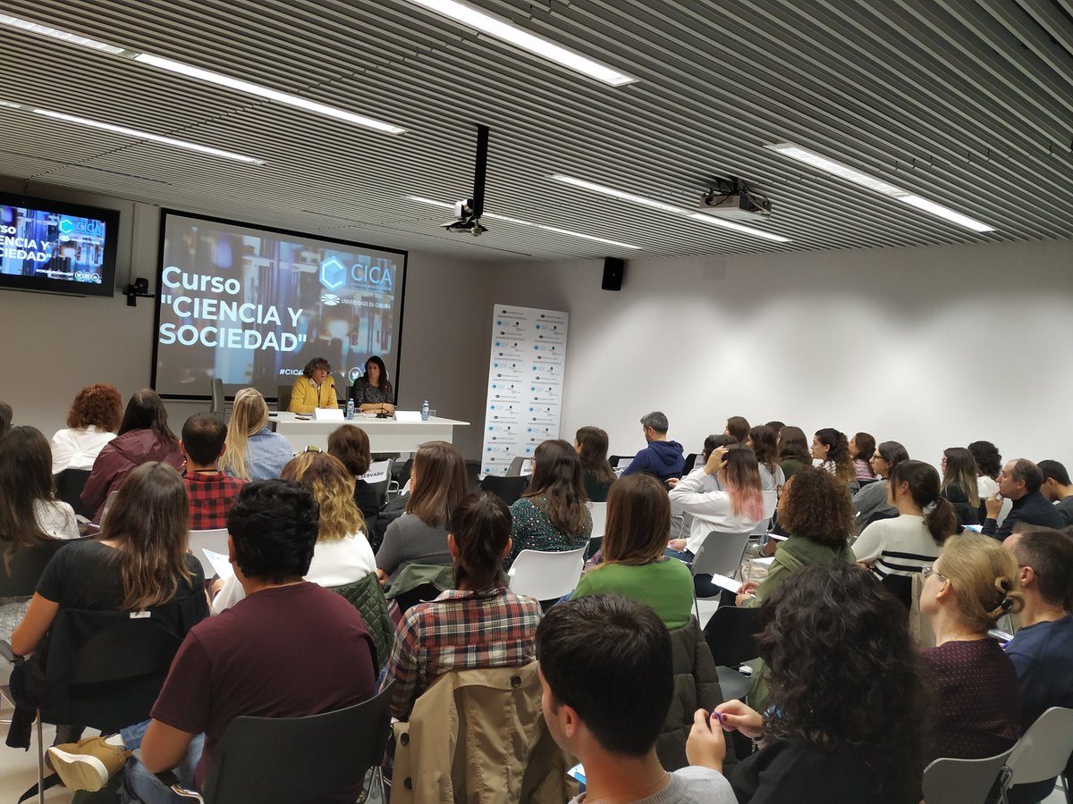 CICAUDC's tweet photo. Empezando el curso Ciencia y Sociedad en el #CICAUDC. Estamos al conpleto!!!

@patricia__bd comienza su sesión "Cuando la ciencia es lo que cuentas"
#CICAUDCdivulga https://t.co/gY8VxaPO5K