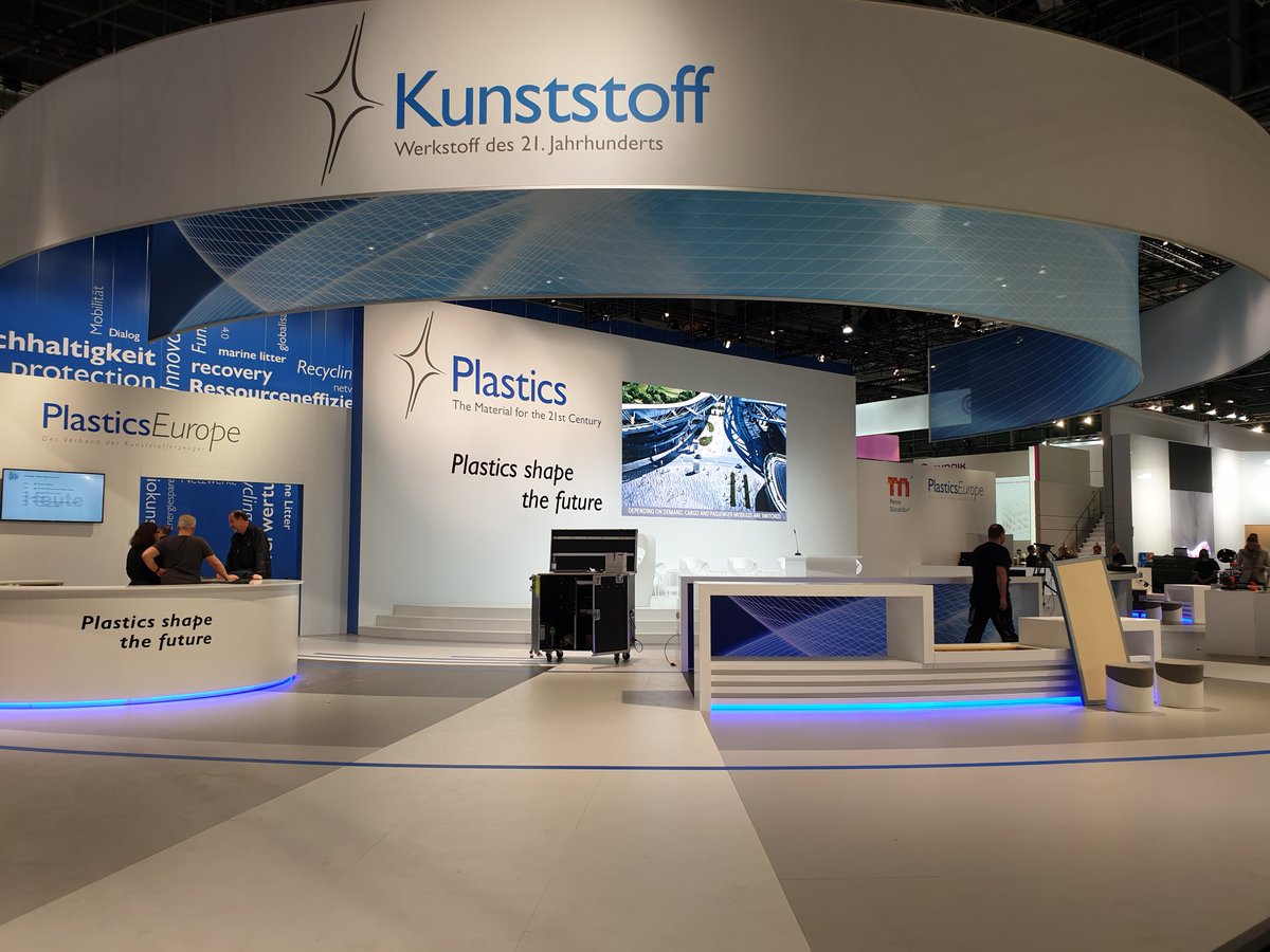 PlasticsEurope's tweet photo. Excited to learn about our updated #plastics data &amp; developments since we launched our Voluntary Commitment https://t.co/MnUshY012t? 

Plastics – The Facts 2019 will be unveiled! Join our press conference with @JavierConstan16 &amp; @RBaunemann today, 12.00-13.00h, Hall 6/C40. #K2019 https://t.co/Z78DVp3Gne