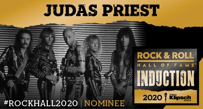 judaspriest's tweet photo. Judas Priest are in the screaming metal thrill zone again with our second RRHOF nomination especially as we approach our 50 Heavy Metal Years Anniversary in 2020......so please vote!

Vote at https://t.co/hs1uF6OQca 

#judaspriest #RockHall2020 https://t.co/evba44jvdp