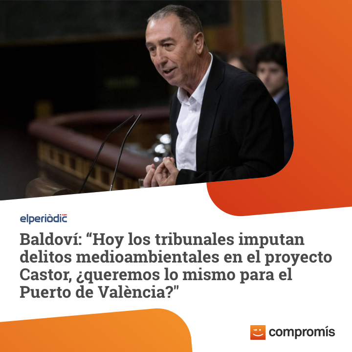 joanbaldovi's tweet image. No volem més xapusses com les del #Castor, que es fan malament i ràpid i que acaben en els tribunals 

Vetlarem pel compliment de la legalitat i per això demanem una Declaració d&apos;Impacte Ambiental específica per a l&apos;ampliació del Port de #València

+INFO-&amp;gt; bit.ly/32pIiLw
