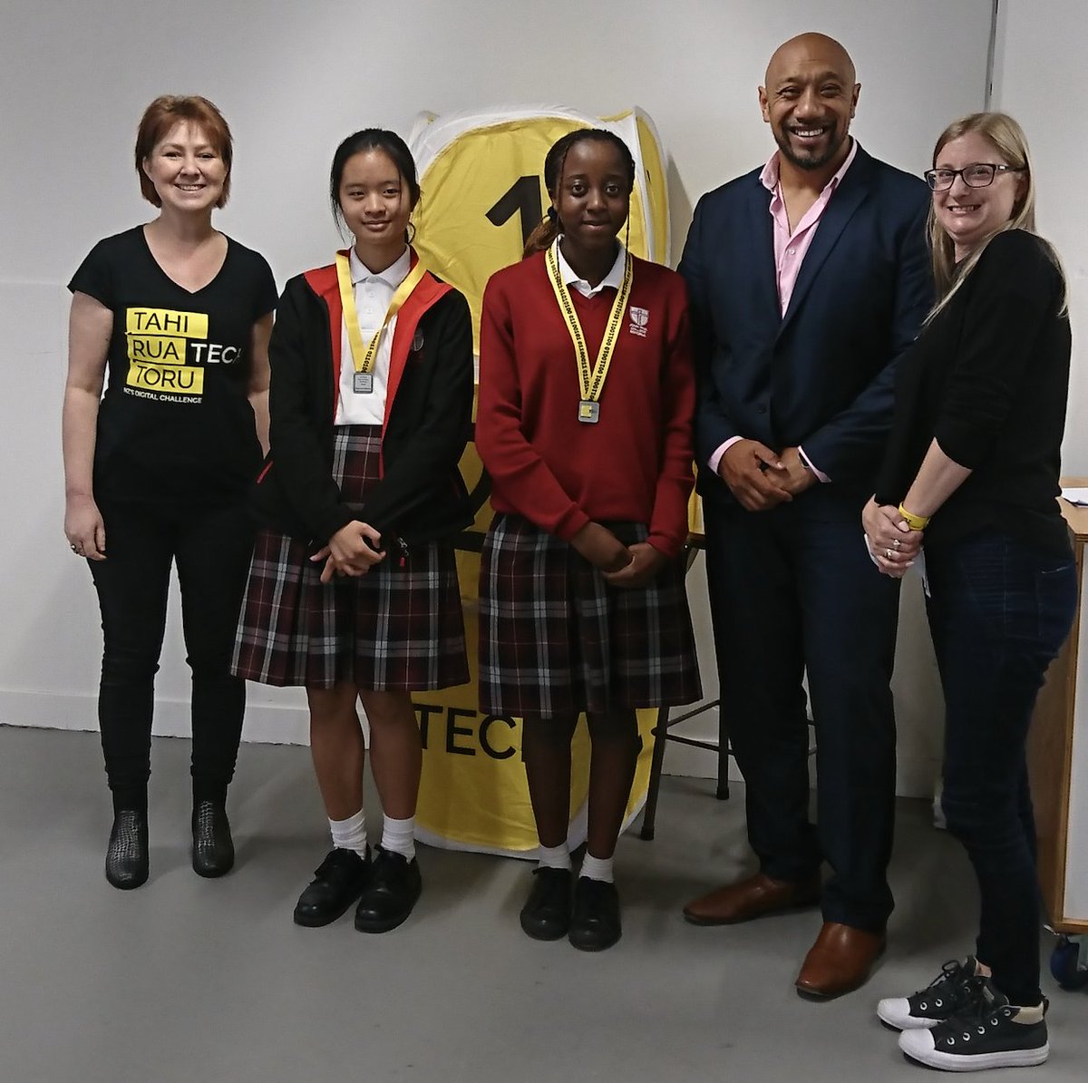123tech_nz's tweet photo. These @John Paul College, Rotorua  Students took the issue of race diversity, added empathy &amp; understanding to create a site to support immigrant learners at their school. They also took out the Bay of Plenty Secondary Regional title.  A well deserved win!  #FutureThinking_Today https://t.co/VKcOiGjFmE