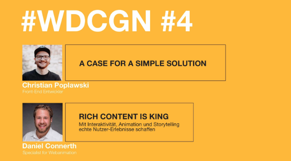 DanielConnerth's tweet image. Excited to speak about #RichContent and how to properly use interactivity and web animations at the #WebDesign #Meetup in #Cologne @kernpunkt next week #wdcgn:

meetup.com/Koln-Webdesign…