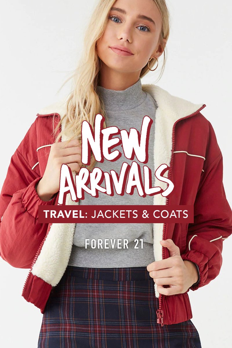 Forever21ph's tweet photo. Bundle up in DAT NEW NEW while looking tres-chic! Shop these steals for your next trip in a store near you! 💜 #ForeverOn #Forever21 https://t.co/VpZ6VCKsNd