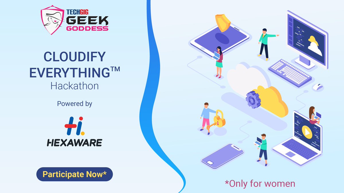 ETTechGig's tweet photo. Only few days left to register for Cloudify Hackathon by @HexawareGlobal at TechGig Geek Goddess. Register here: https://t.co/HQkACVNPaz

#TechGigGeekGoddess #TG3 #GirlcanCode #WomenofFuture #ML #DataScience #Cloud #hackathon #womenintechnology #GenderDiversity https://t.co/I3GyxiRw0M