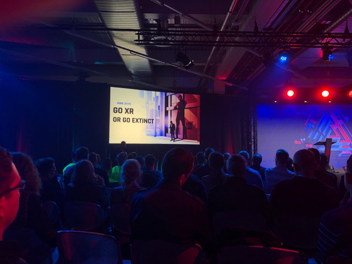 Great start of the <a href="/ARealityEvent/">AWE</a> -  go XR or go extinct!

Our CEO <a href="/PawelFlieger/">Paweł Flieger</a> is in Munich at #AWE2019  - the most essential AR/VR conference in Europe. Stay tuned for more updates!