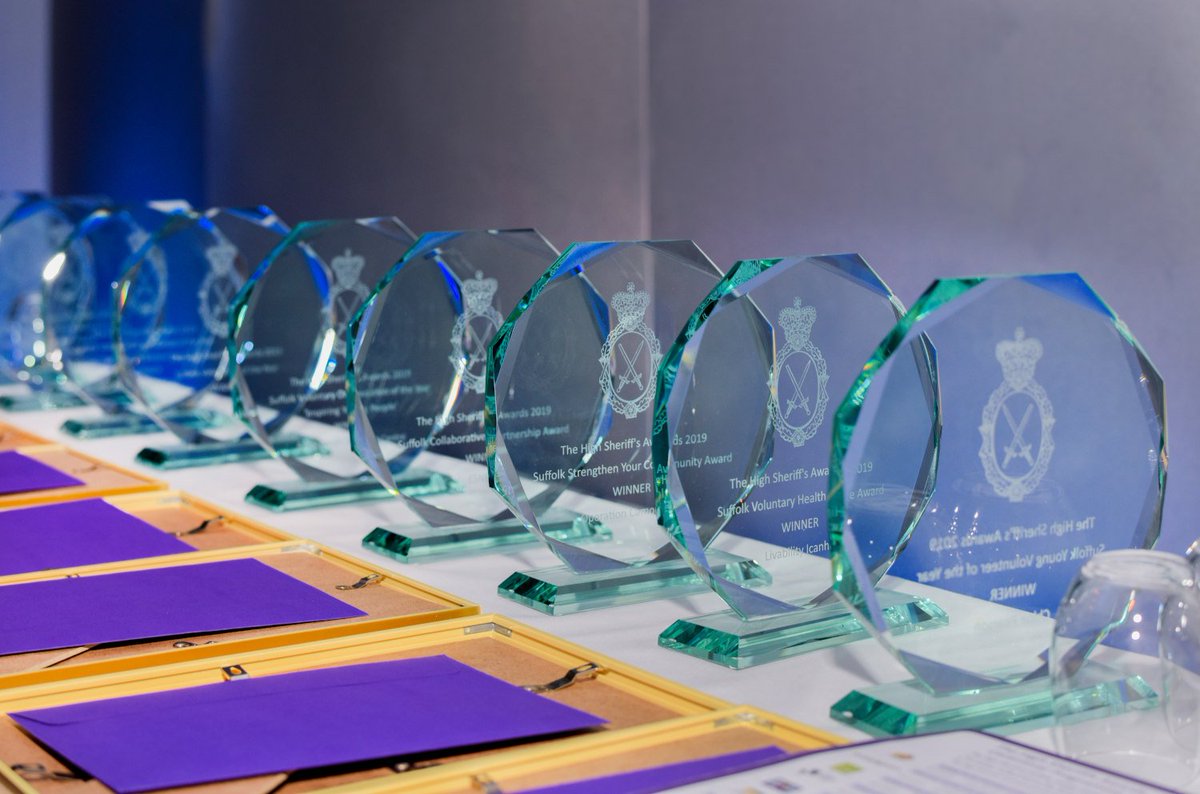 suffolkgiving's tweet photo. โจ๐ NOMINATIONS ARE NOW OPEN for the #HighSheriffAwards2020! Discover this year's categories and submit your nomination here > https://t.co/xo4OYSBv2u #TeamSuffolk #changinglocallives https://t.co/7zF3xZojgX