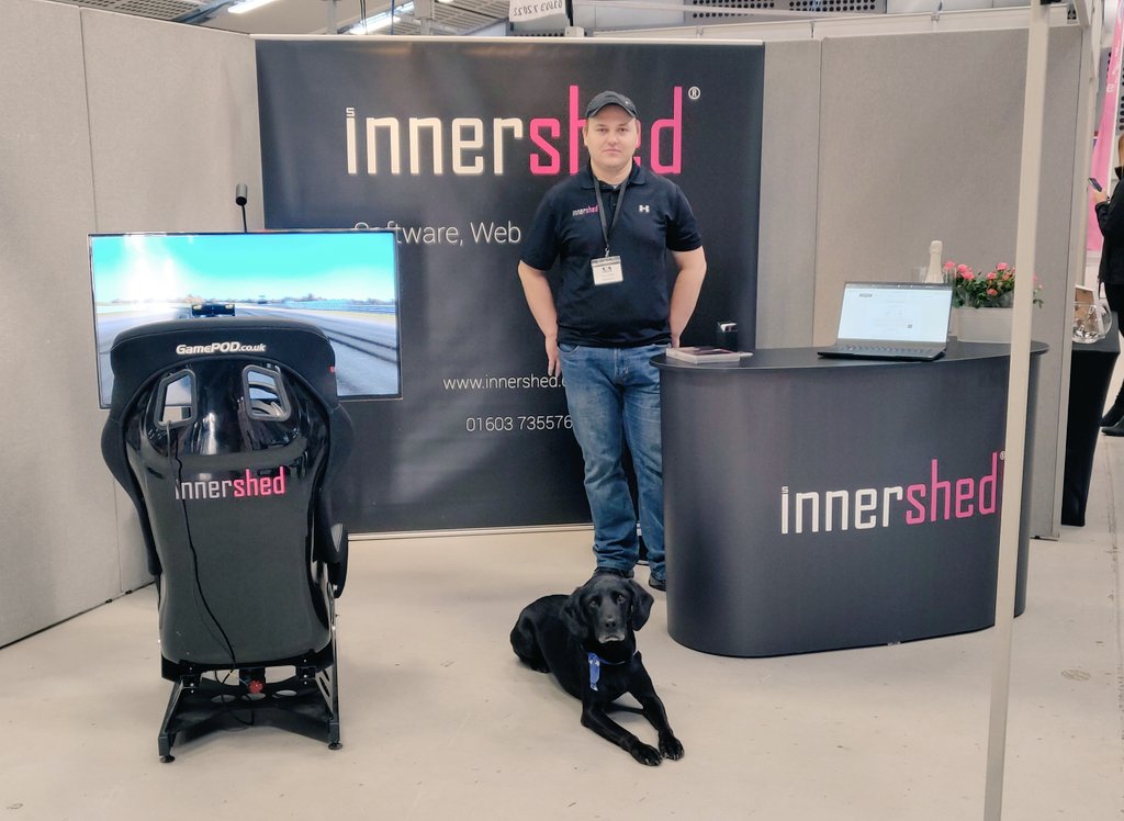 We are all ready to meet you at the #B2B Show and the <a href="/theshowground/">Norfolk Showground & Events Centre</a> Our Head of PR 'Mister' is ready for cuddles! <a href="/norfolkchamber/">Norfolk Chambers of Commerce</a> @NorfolkB2B #dogsoftwitter #officedog  #dogsmakeitbetter