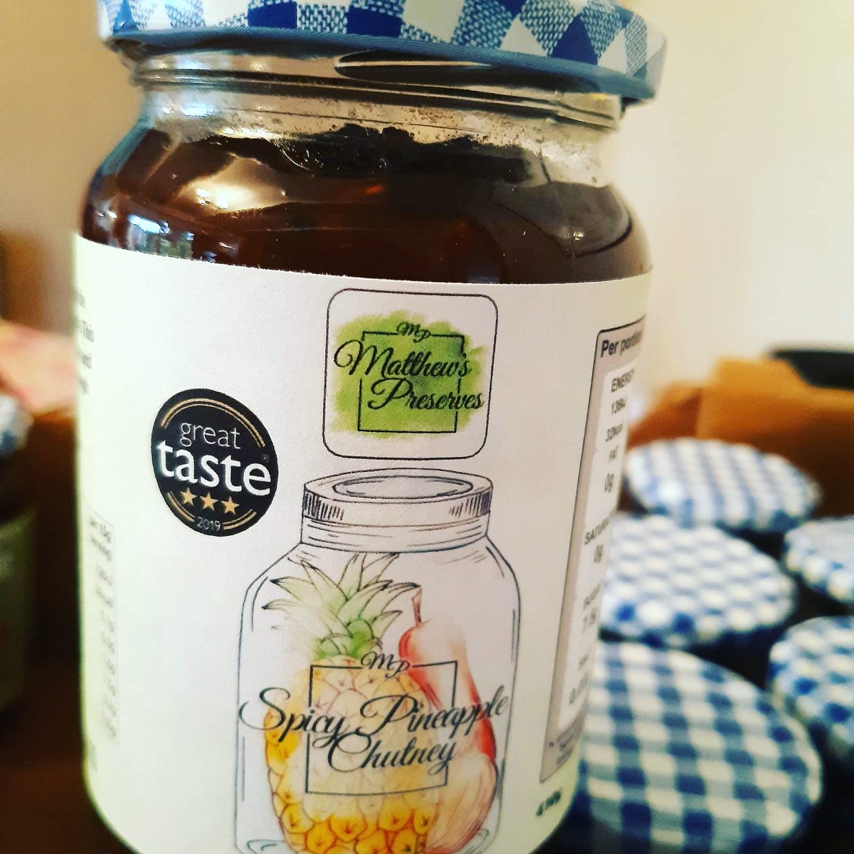 CreweFoodFest's tweet photo. We have some of the best #Artisan traders at the Crewe Cosmopolitan Food Festival - like Matthew's Preserves which has recently won three-stars in the #GreatTasteAwards for their Spicy Pineapple Chutney #crewefoodfest #crewe #cheshire #food #foodfest https://t.co/cuYgIBnUtX