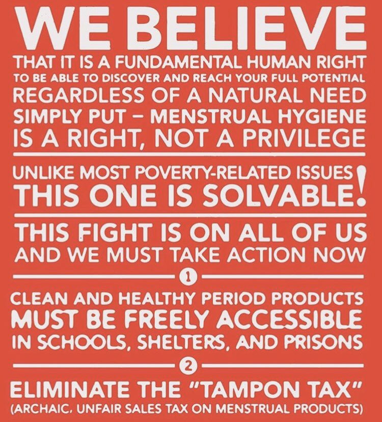 #periodmovement #feminism #NOtampontax