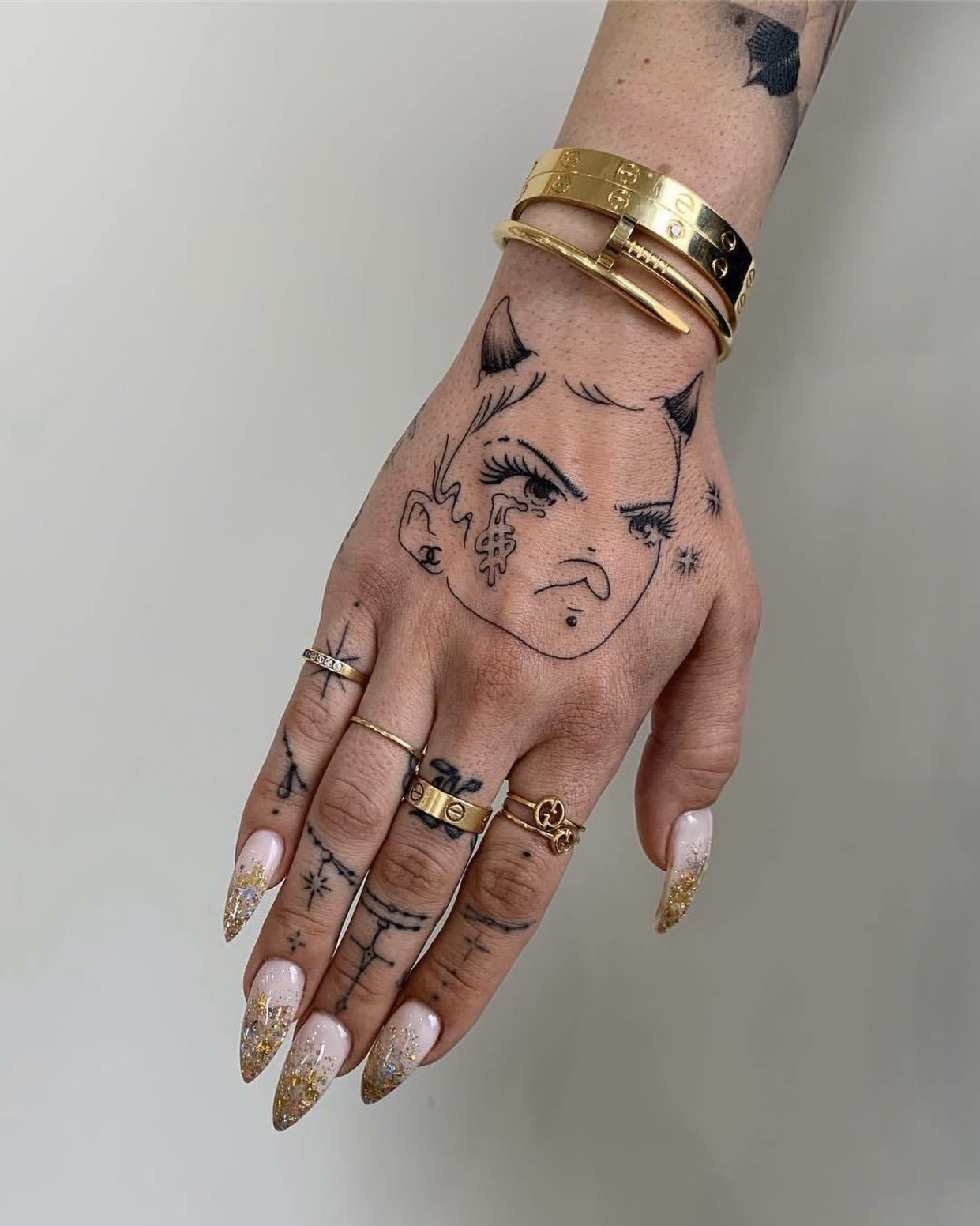 Gang gang! #tattoo #custom #lv #louisvuitton #uzi #bng #tattooconnect  #tattoooftheday #tattooofinstagram #fyp #foryou #trending #girl…