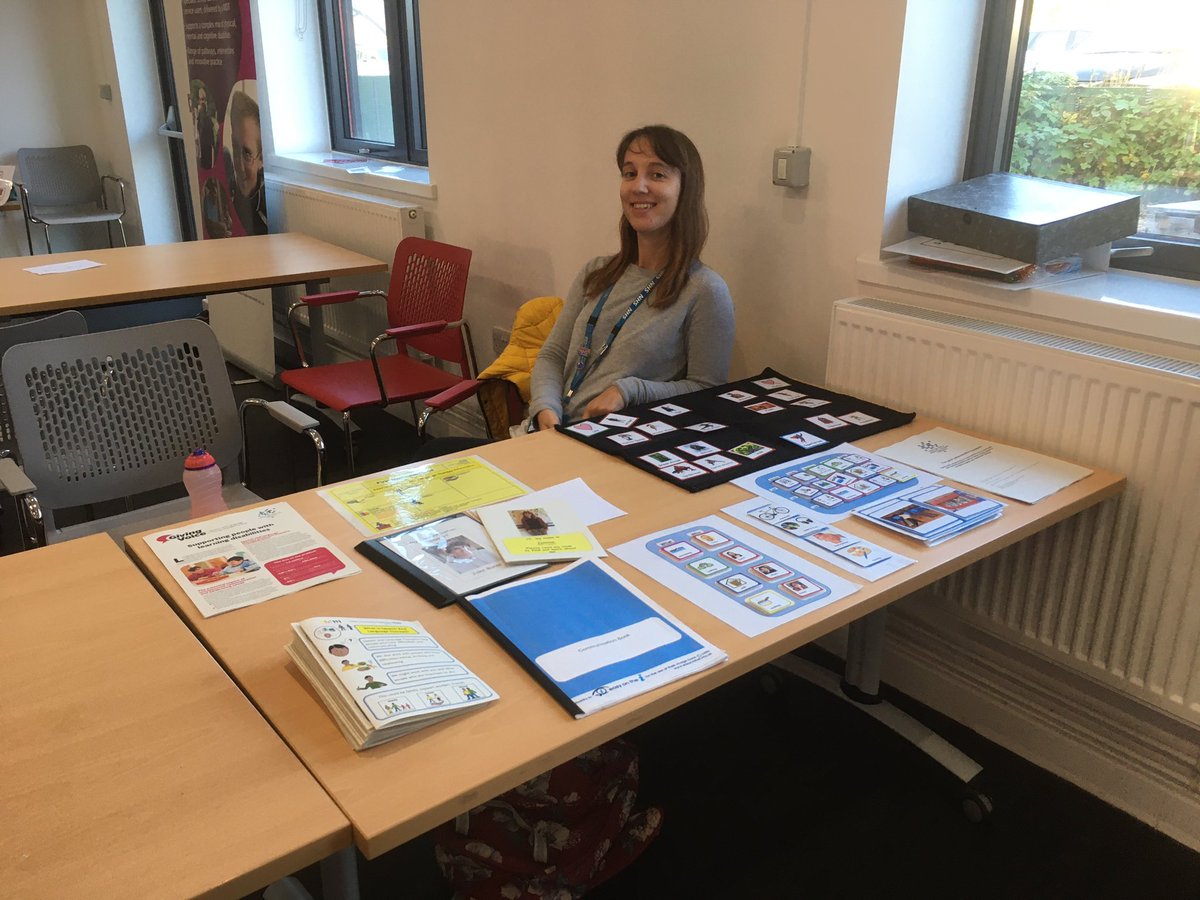 TEdwards_Nurse's tweet photo. #CLDTLeeds Carers event today at the old fire station - all getting ready for our start at 10am with: @InvolveLYPFT @LYPFTdietitians @SLTJulia @Get_Checked_Out @LeedsandYorkPFT @IIaction_LYPFT https://t.co/Cn8l4SqqHB
