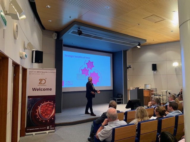 RSM_Partners's tweet image. Mark Wilson @ich408i presenting &apos;Migrating to RACF&apos; at #IBMZSec Montpellier this morning #RSMPartners #mainframe