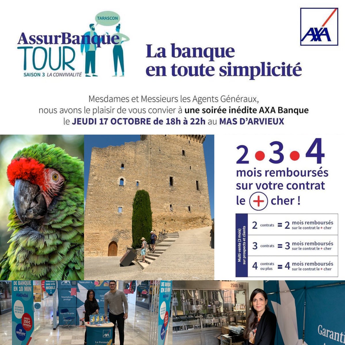 #axa #AssurBanque Ce soir en direct de  Tarascon, c’est le lancement du Tour de France AXA AssurBanque à Tarascon avec les équipes @AXA_Banque et les équipes de la Région Sud Est <a href="/MC_Plessix/">Marie-Cécile PLESSIX</a> <a href="/ChateletRichard/">CHATELET RICHARD</a> <a href="/broncard1/">Valérie Broncard</a> @EWehry Suivez le live à partir de 18h