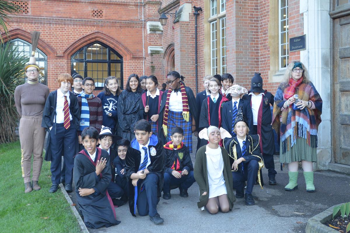 BancroftsSchool's tweet image. Harry Potter dress up day for our Thirds (yr 7s) @BancroftsSchool today. Some great efforts - especially from our staff! @LibraryBancroft #Bancrofts #BancroftsBalance