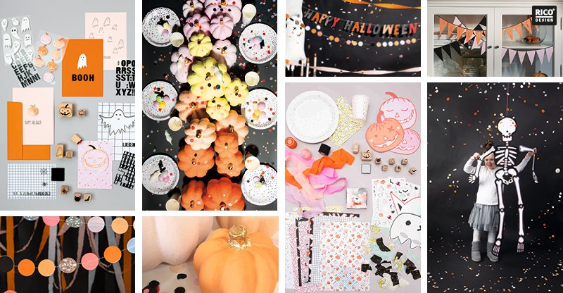 Unsere Themenwelt Halloween begeistert mit schaurig-schönen Papeterie- und Partyneuheiten. Lasst Euch mit unseren DIY-Ideen zu Eurer eigenen Halloween Party inspirieren! pin.it/57kznjw4qpx7bm #Halloween #halloweenparty #halloweendekoration #happyhalloween #halloweenactivities