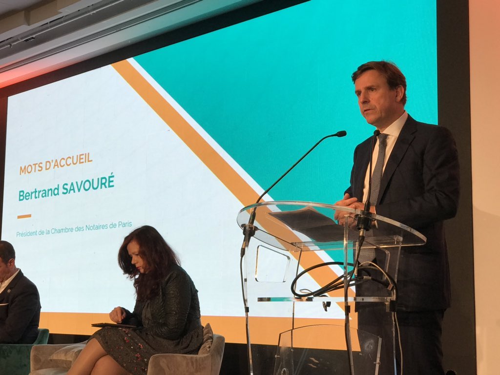 VinceToussaint's tweet photo. #Notaires
@PdtNotRParis #Technot19 « Les obligations particulières des notaires doivent se répercuter sur les partenaires technos de la profession » #labellisation #Maturité https://t.co/X8NLNZccmd