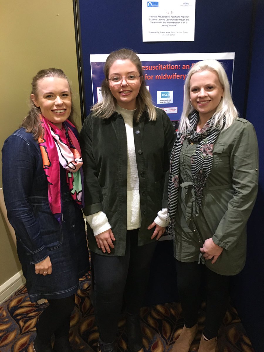 1st year student midwives Niamh,Ella &amp; Josephine from <a href="/Queens_Belfast/">Queen's University</a> catching up with  @BossGSD <a href="/RcmNi/">RCM_NI</a> at #allirelandmidwives2019 joint #RCM <a href="/INMO_IRL/">Irish Nurses & Midwives Organisation</a> conference #studentmidwives #RCM