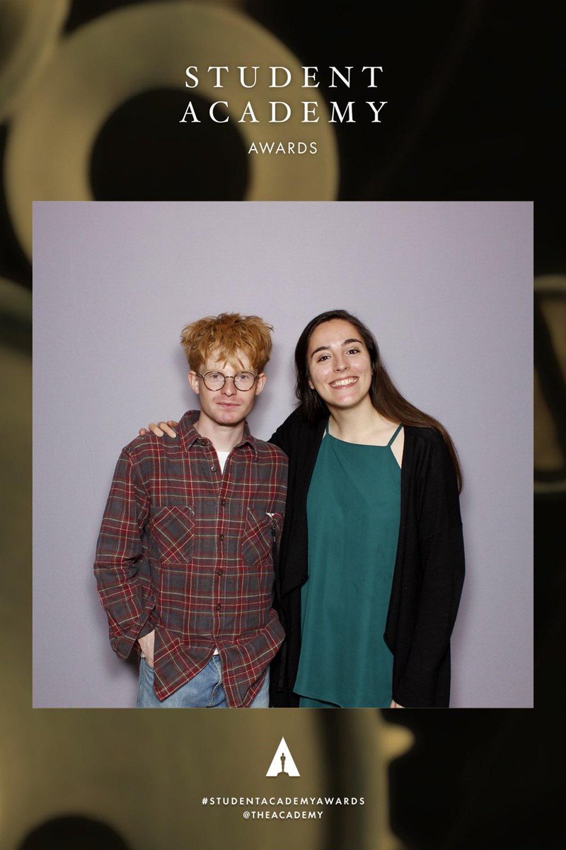 Best of luck to <a href="/NFTSFilmTV/">National Film and Television School</a> graduates <a href="/Charlie__Manton/">Charlie Manton</a> <a href="/tshaleva/">Teodora Shaleva</a> and the entire #November1st team who will attend <a href="/TheAcademy/">The Academy</a> #StudentAcademyAwards in L.A this evening. Will they bring home #bronze #silver or #gold? Watch this space for news! #NFTS #theacademy #awardwinners