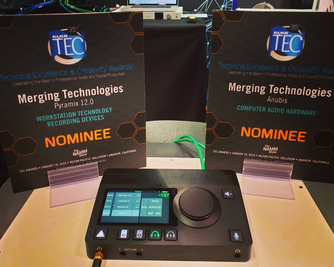 NAMM TEC Awards #aesnyc #aesny 
Very proud to be nominated for 2 TEC Awards for Anubis #whereismyanubis and for #pyramix12 #daw

#soundengineer #musicrecording #namm2019
#tecawards #aes67 #audionetwork #micpreamp #mergingtechnologies #musicrecording #tonmeister #musicproducer