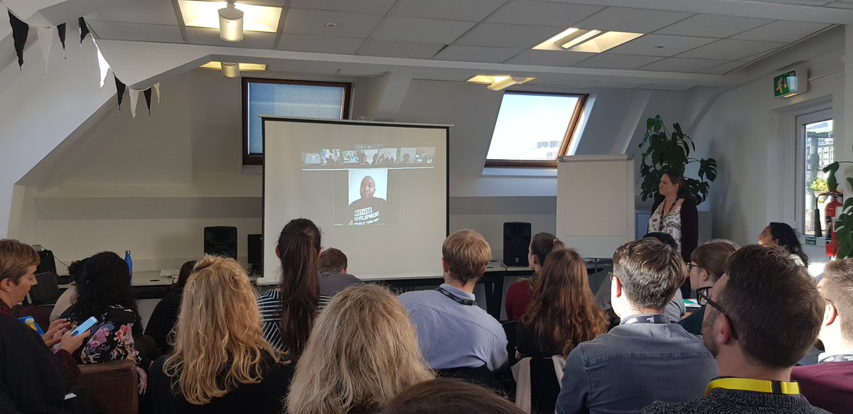 Live Global Cafe today, connecting all 10 hubs to learn and share. South Africa presented the achievements of USA hub, and now India are presenting on Sierra Leone. So amazing to see progress through the eyes of others.