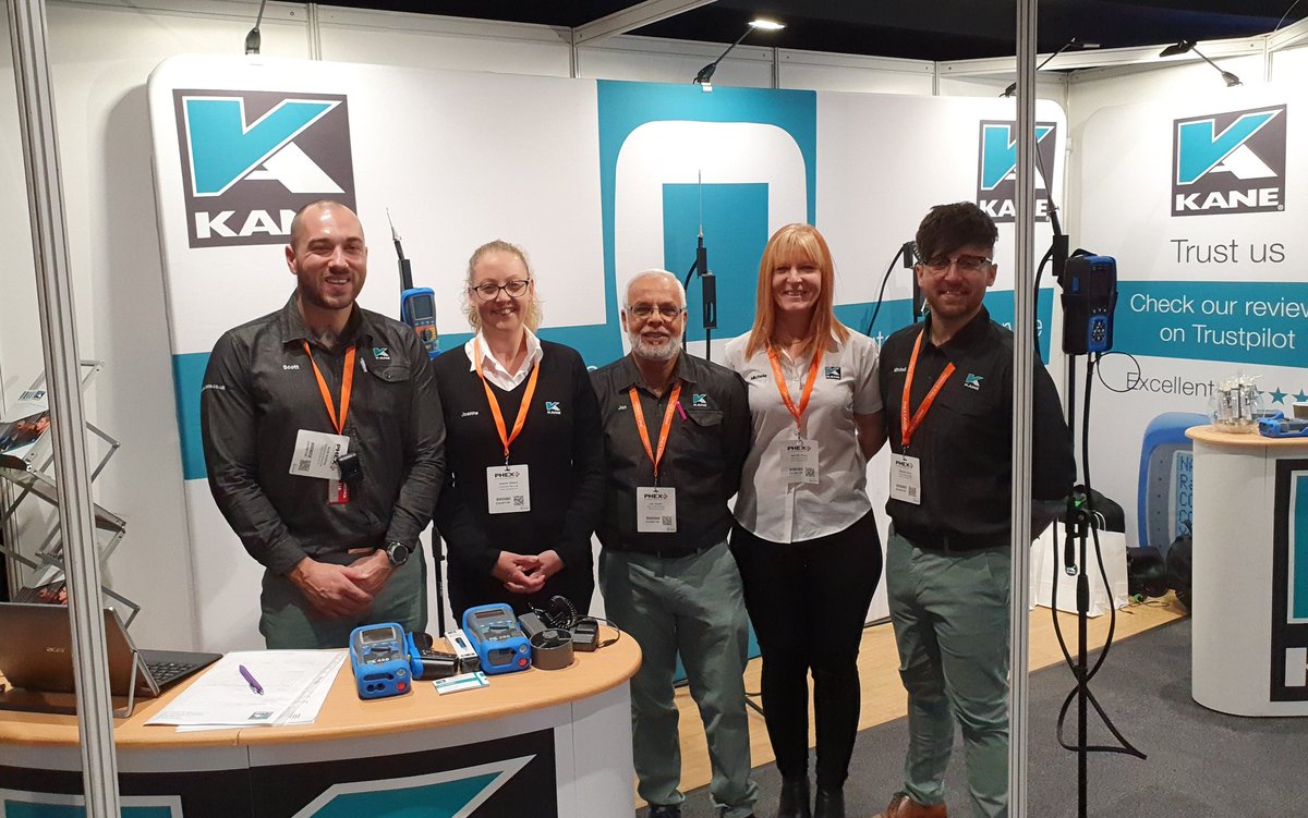 We're all smiles for day two of <a href="/PhexShow/">PHEX</a>. 

Come and see us at stand 87 to talk all things KANE.