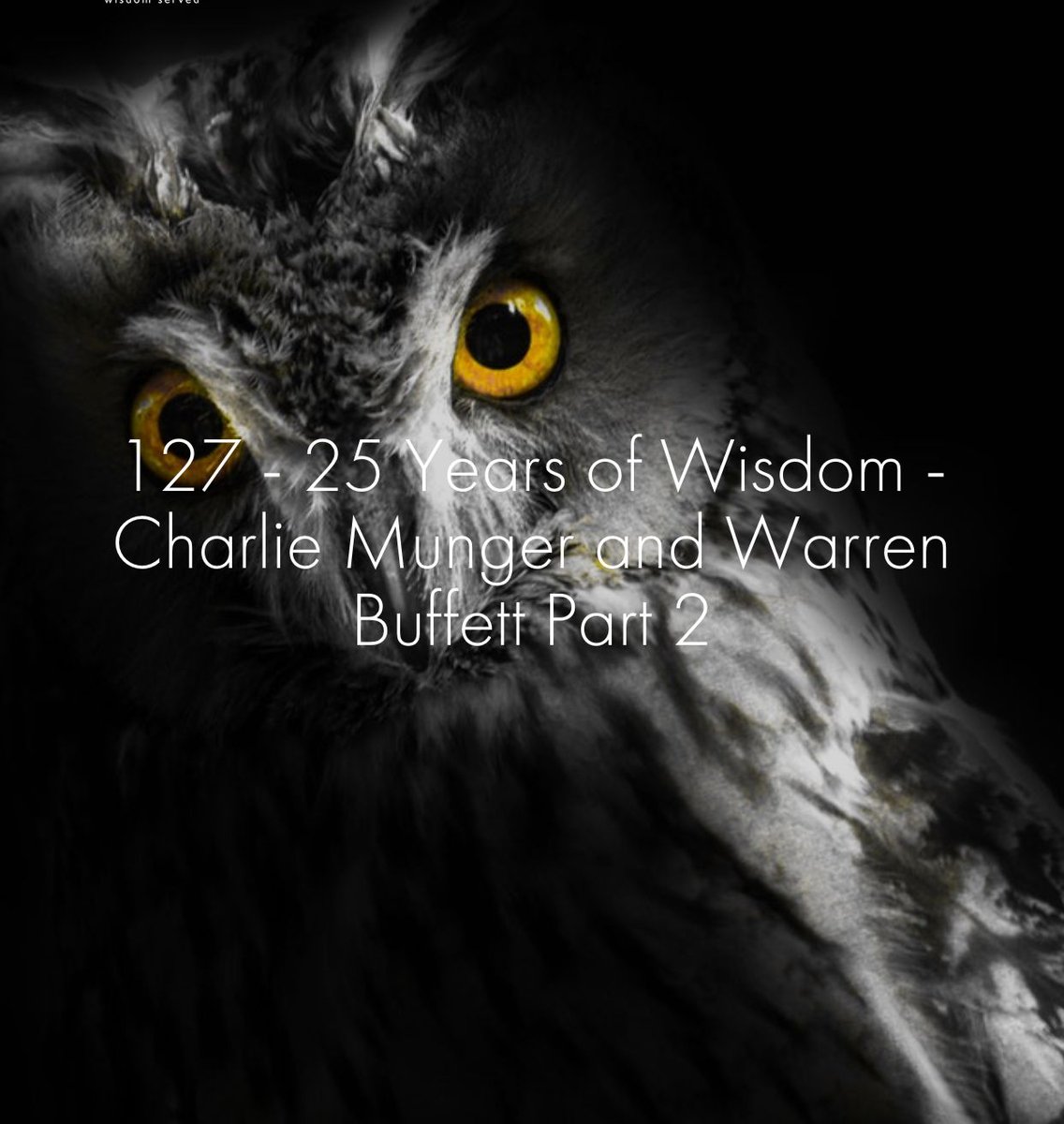 #MavenMoneyPodcast Andy continues the wisdom from the Berkshire Hathaway annual business meeting. Tune in for the key take aways apple.co/2OPZKot #CognitiveBiases #FinancialMassDistruction #FinancialGiants #CharlieMunger #ProductiveInvestment <a href="/buffettnmunger/">Warren Buffett & Charlie Munger Wisdom</a>