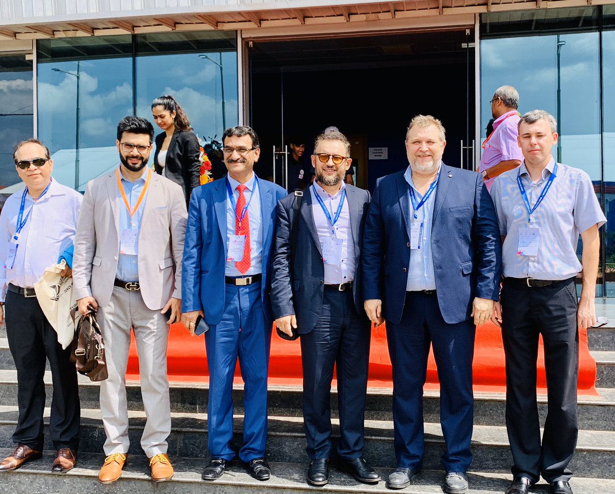 Team Russia 🇷🇺 at <a href="/VibrantGoa/">Vibrant Goa Global Expo & Summit</a> Global Summit invited by <a href="/goacm/">CMO Goa</a> <a href="/DrPramodPSawant/">Dr. Pramod Sawant</a> ji. #goa #news #VibrantGoa2019 #GoaMining