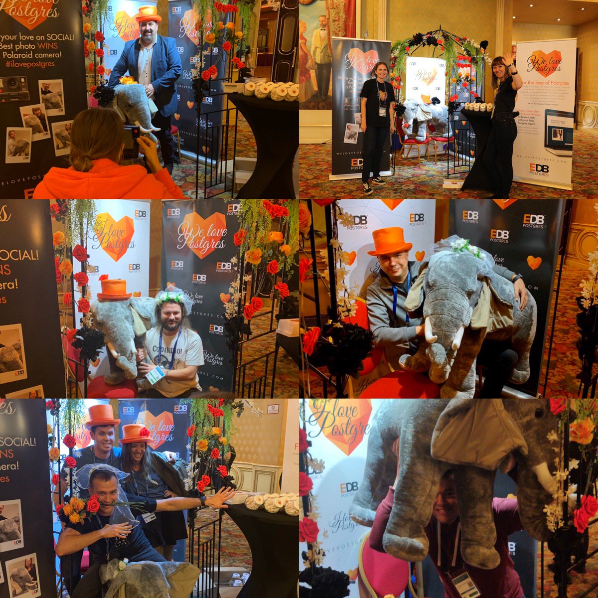 EDBPostgres's tweet image. The visitors of the @EDBPostgres stand @pgconfeu in Milan are looking fab! Come visit us and capture your love for @PostgreSQL! #postgresql #opensource #enterprisepostgres #welovepostgres