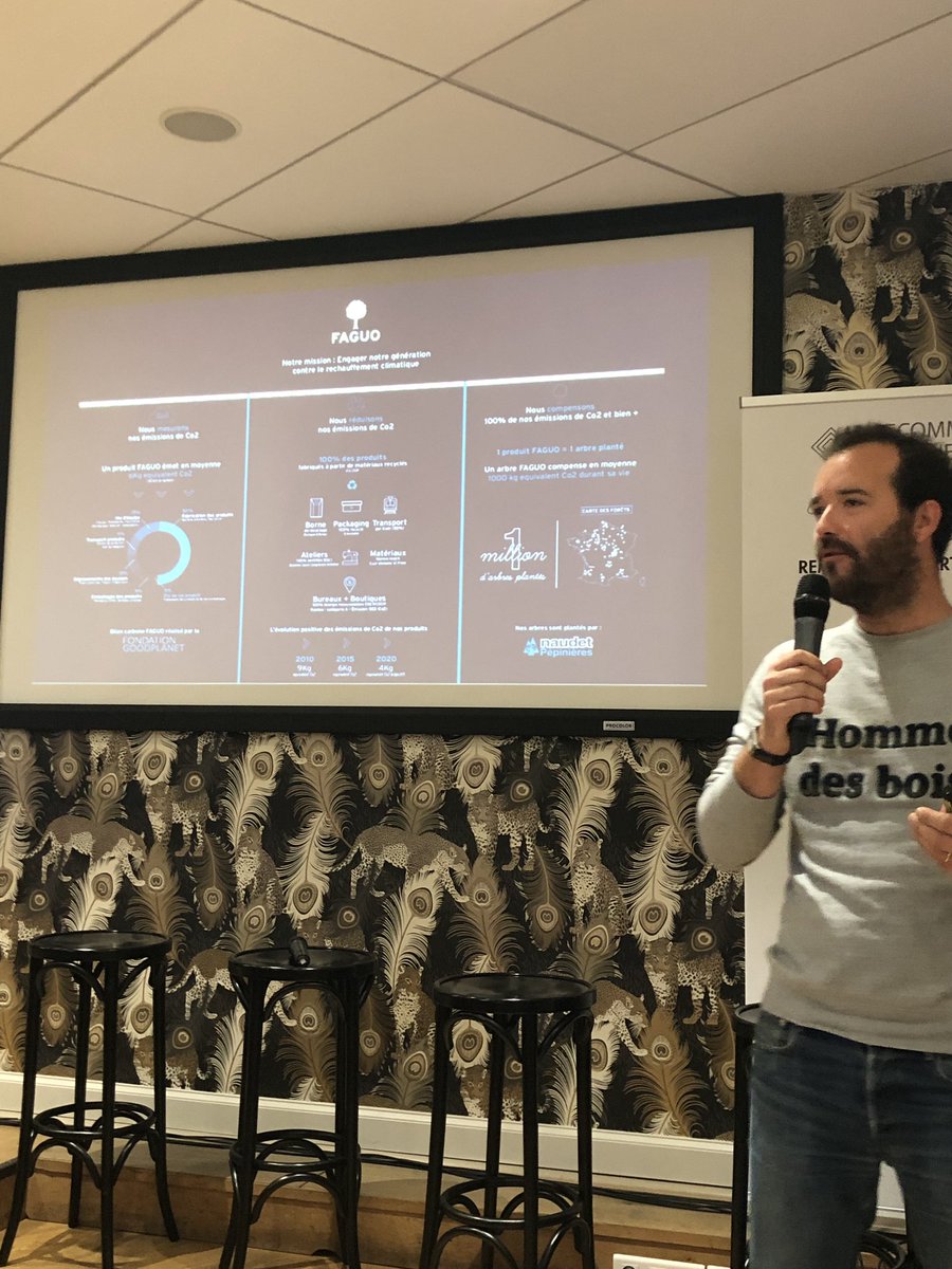 “Pour rester désirable il faut toujours rester au top de sa distribution” <a href="/FAGUO_FR/">FAGUO</a> merci <a href="/NicolasROHR/">Nicolas ROHR - FAGUO</a> pour cette présentation! #dnvb #faguo #ethique #co2 #bilancarbone #distribution <a href="/EcomConnect/">Ecommerce Connect</a>