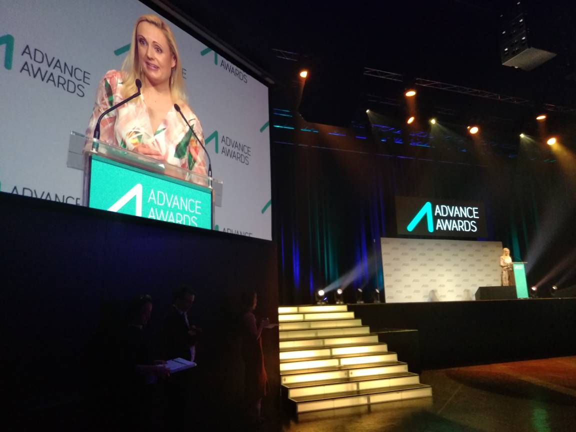 Advance's tweet photo. Michelle Grant, acclaimed food systems specialist &amp; educator,  has implemented education programs on sustainability and food systems in Latin America, Asia, Africa, and Europe over the last decade.. Congratulations to our Food &amp; Agriculture winner #AdvanceAwards19 @ETH_en @ETH https://t.co/zx1zOyUP5F