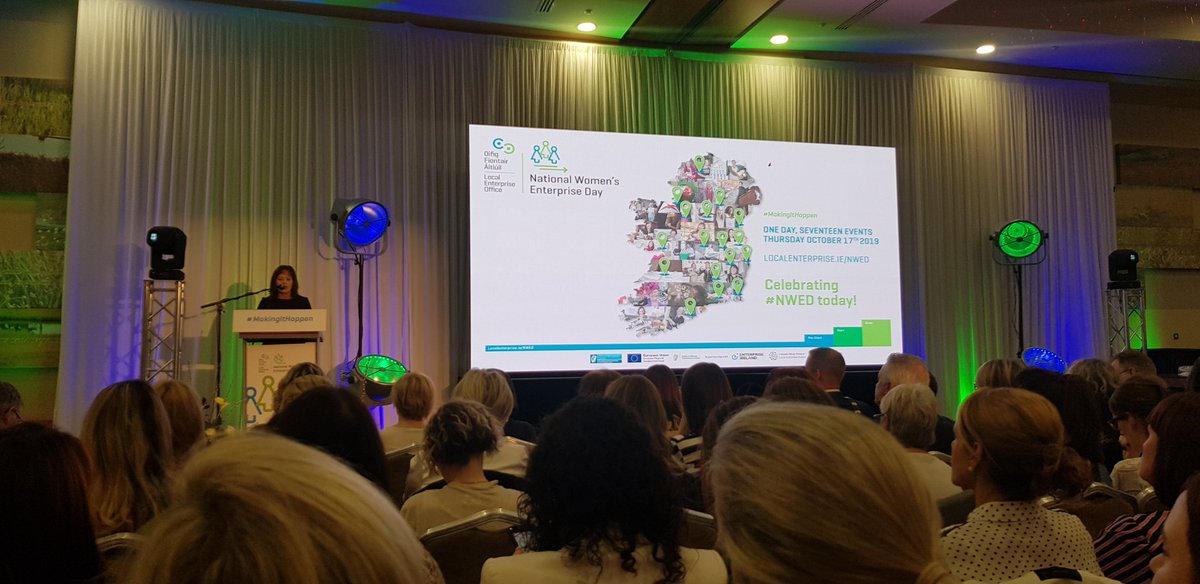 @LEOFingal Chief Executive @AnnMari92672817 is welcoming everyone today at National Women's Enterprise Day @CrownPlaza Blanchardstown
#NWED #MakingItHappen