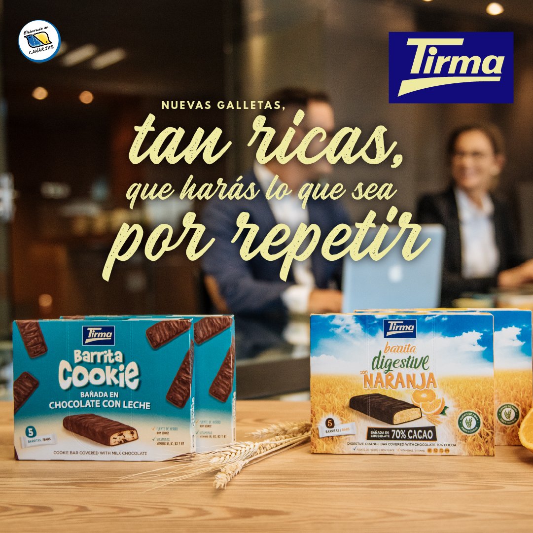 ambrosiastirma's tweet photo. ¿Ya las has probado? 😉¡¡Dos barritas nuevas para que elijas cual es tu favorita!! 👌¿Y tú? ¿Qué harás para poder repetir? 😊😊 #Tirma #TanRicasQueHarásLoQueSeaPorRepetir 😋 https://t.co/0BgP7BspmM