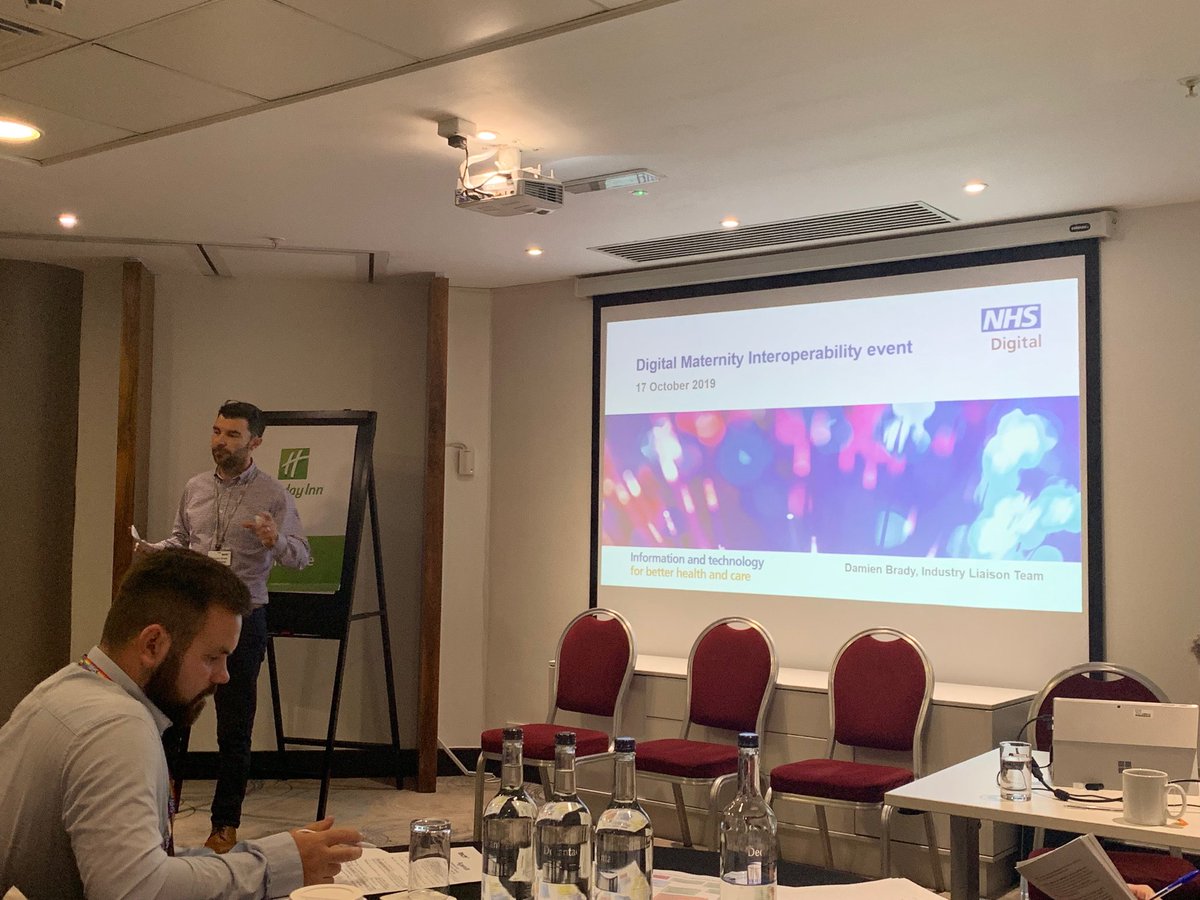 At the ⁦<a href="/NHSDigital/">NHS England Transformation</a>⁩ maternity interoperability event with ⁦<a href="/statsArePower/">Laura Gilbert</a>⁩.  Introduction by NHSD’s Damien Brady, ⁦<a href="/OneMedGroup/">OneMedical Group</a>⁩ alumni. Will be a great day. ⁦<a href="/Linc_us/">Lincus</a>⁩ ⁦<a href="/omgrescon/">Rescon Technologies</a>⁩ ⁦⁦<a href="/Improvingme1/">Improving Me</a>⁩ #MaternityTransformation #ImprovingLives