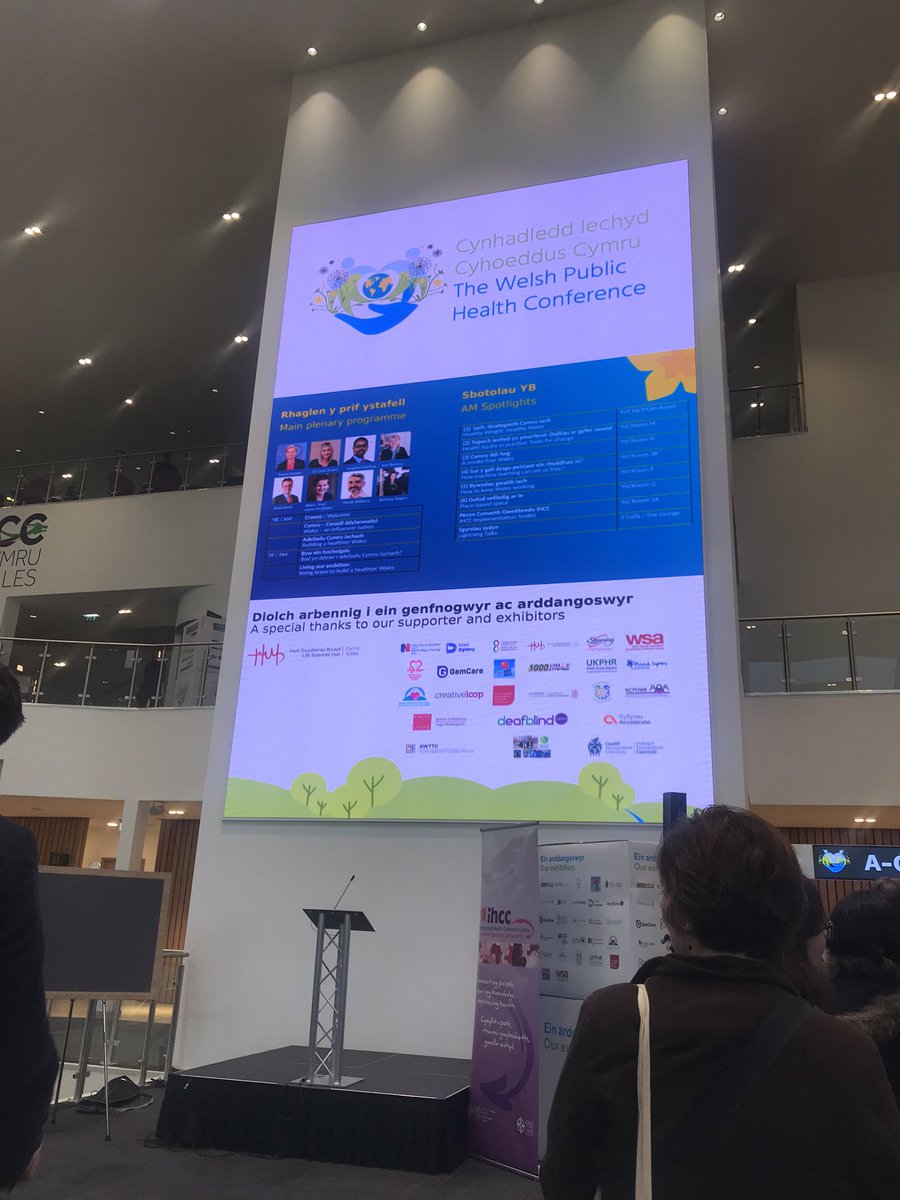 bethanyzroberts's tweet photo. Here today at the @PublicHealthW The Welsh Public Health Conference as a Young Ambassador. #wphc19 https://t.co/o9wkQATdoP